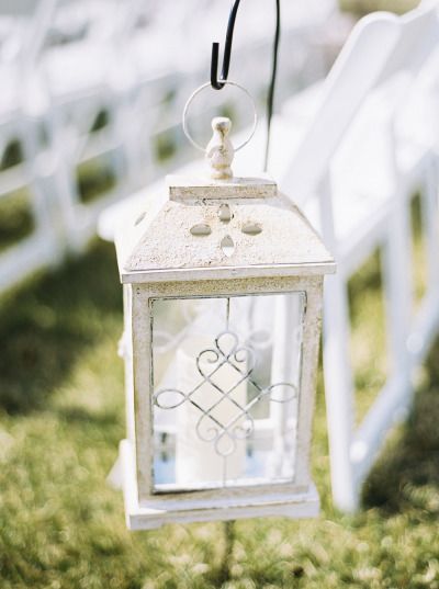 Wedding Aisle Inspiration-hanging lanterns
