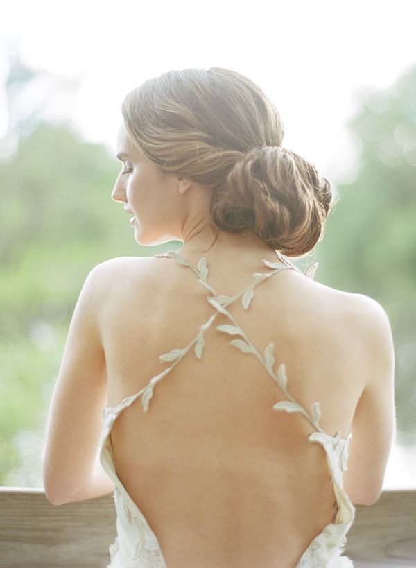 Bridal hairstyling for Santorini wedding