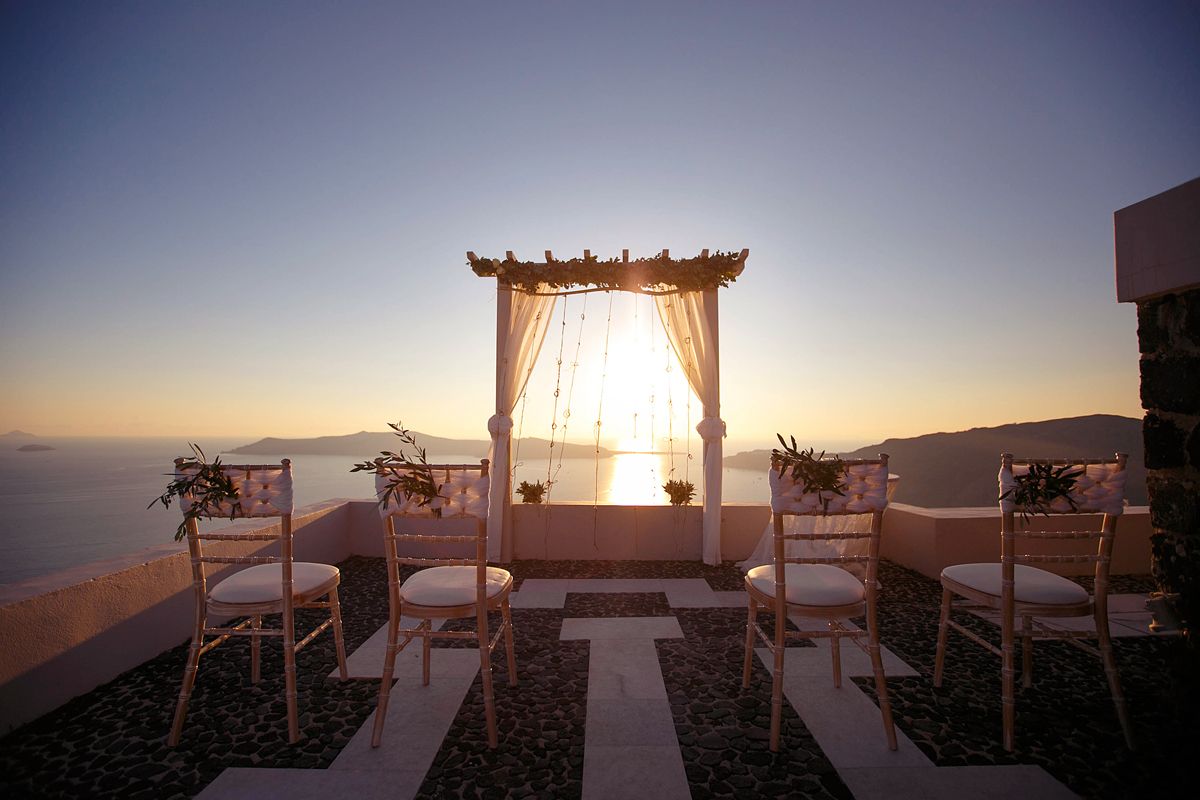 Grecian Wedding in Santorini