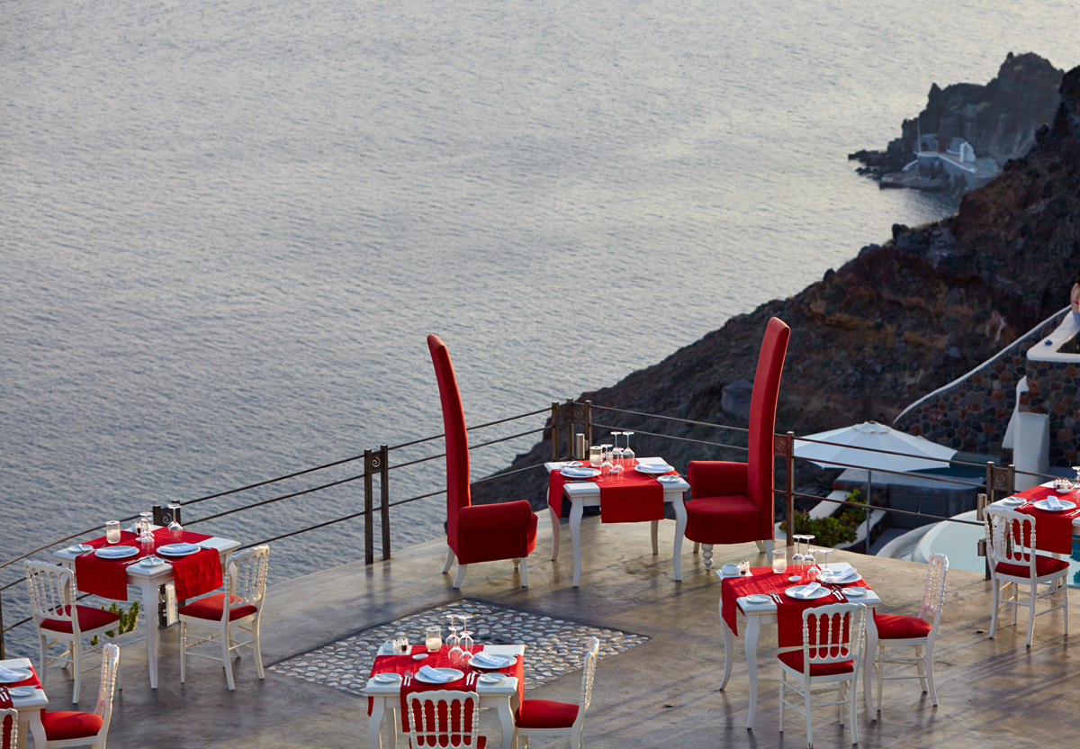 Santorini marriage proposal - Andronis Boutique restaurant