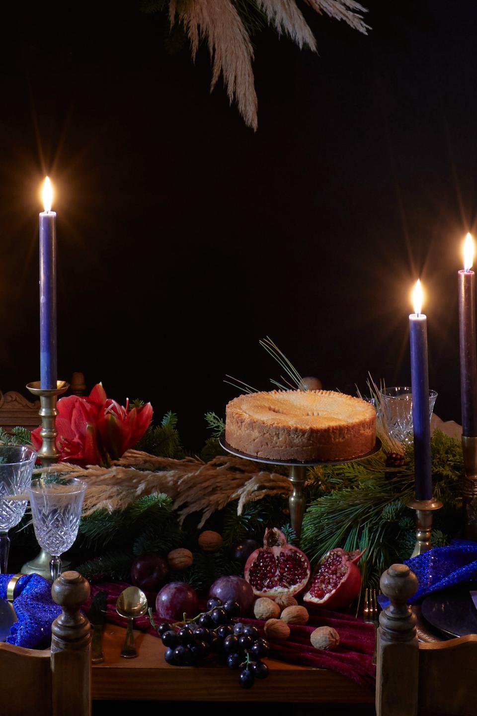 Christmas celebration- Pomegranate pie 