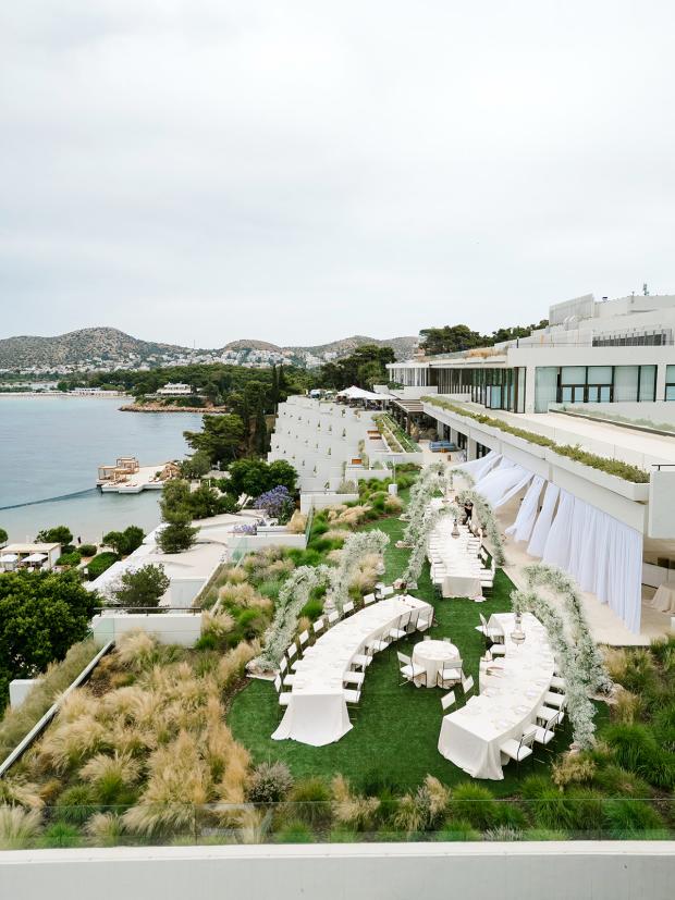 Luxury Four Seasons Wedding in Athens - Greece- Dinner layout