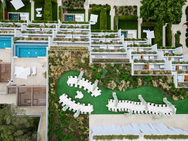 Luxury Four Seasons Wedding in Athens - Greece- Dinner layout