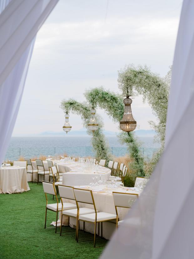 Luxury Four Seasons Wedding in Athens - Greece- Dinner layout