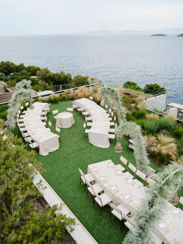 Luxury Four Seasons Wedding in Athens - Greece- Dinner layout