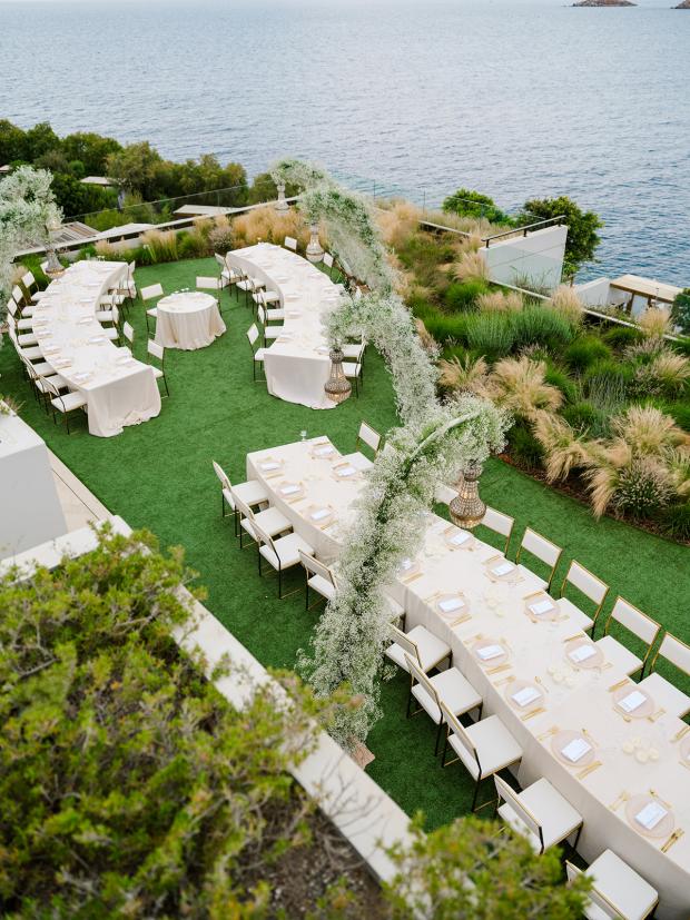 Luxury Four Seasons Wedding in Athens - Greece- Dinner layout