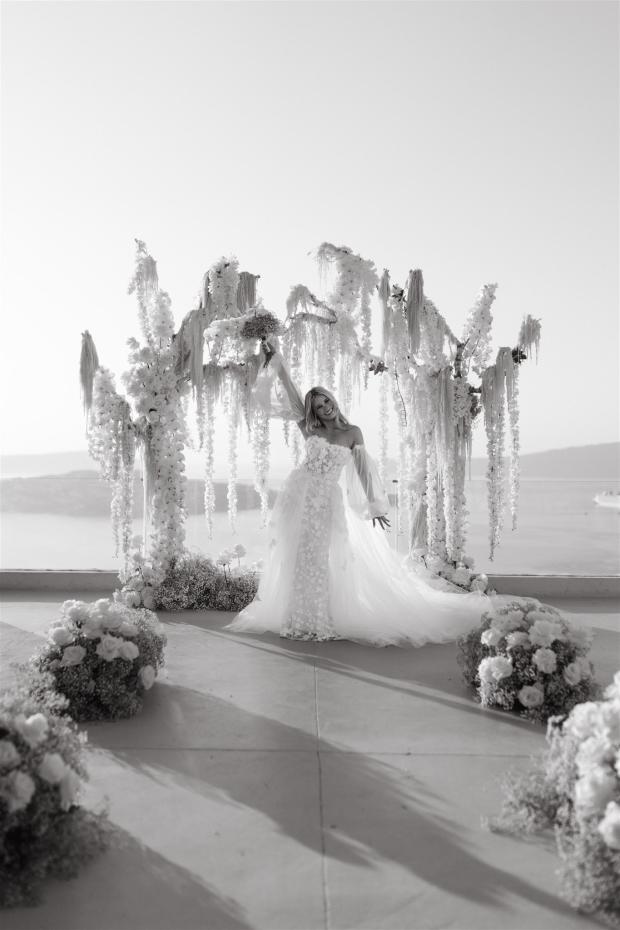 Fairytale Santorini Wedding- Ceremony
