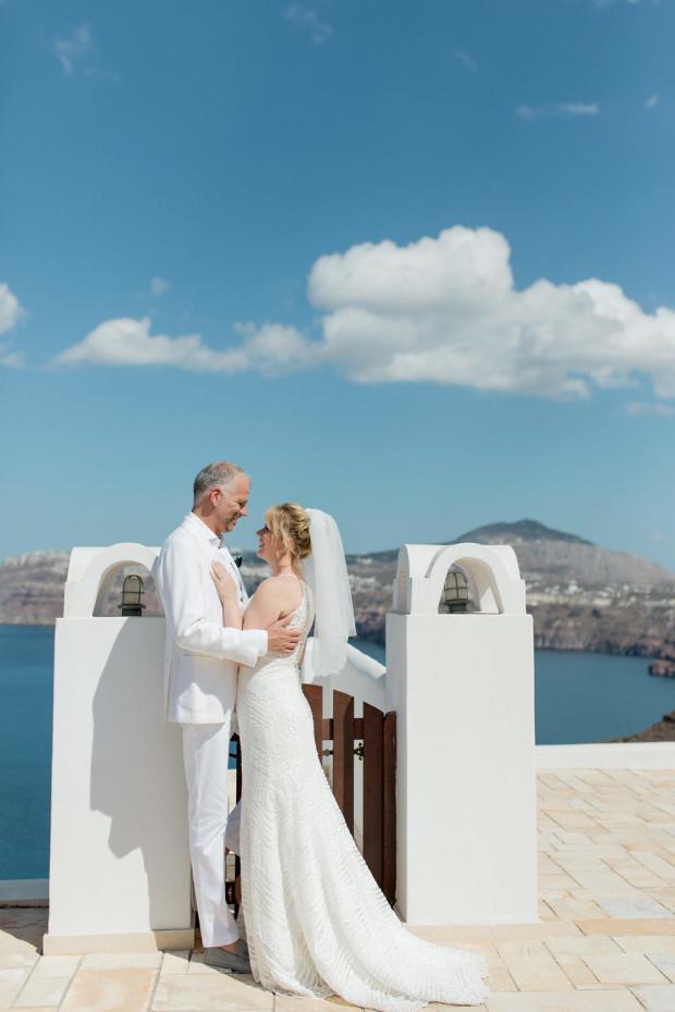 Santorini wedding 