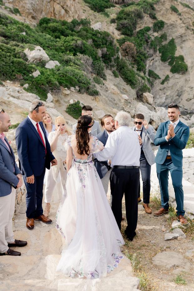 Chapel  wedding in Amorgos Greece