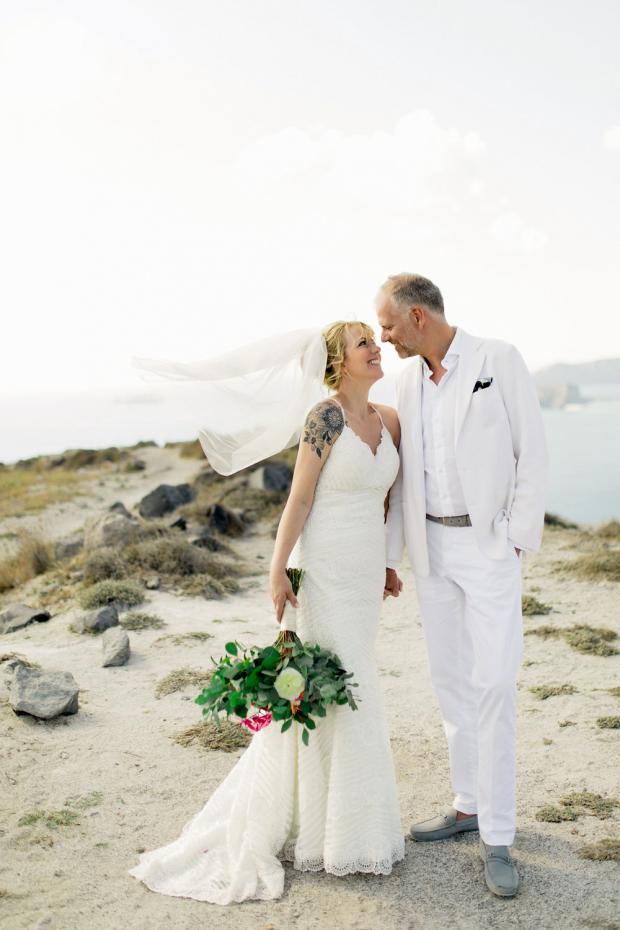 Wedding in Santorini, Greece