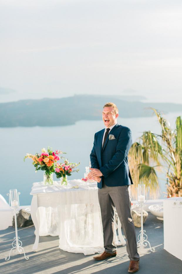 Santorini wedding-wedding moments