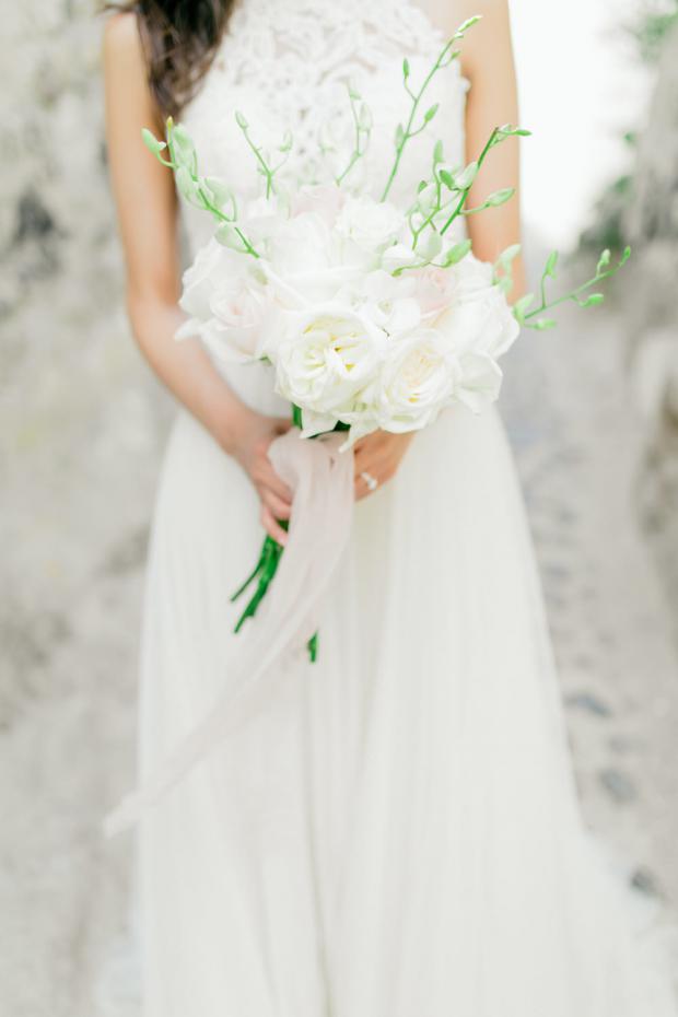 Bridal bouquet - Destination wedding in Greece