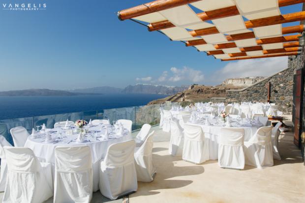 Santorini Wedding- private villa wedding