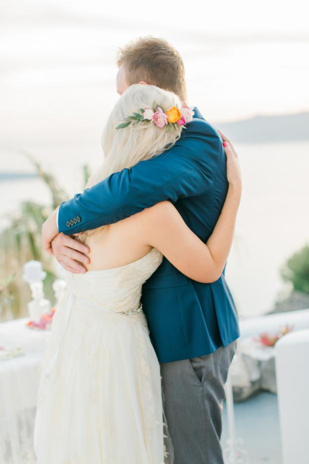 Santorini wedding-wedding moments
