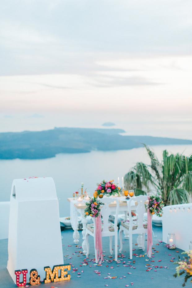 Romantic wedding in Santorini- Alta Vista Suites
