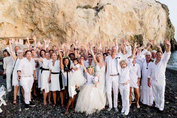 Beach wedding in Greece