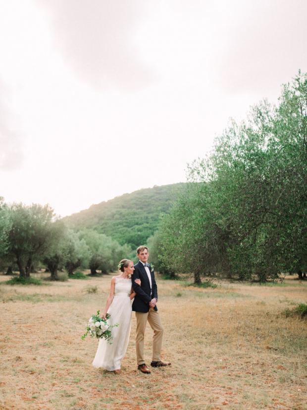 This could be a wedding in Tuscany- It is Kefalonia Greece