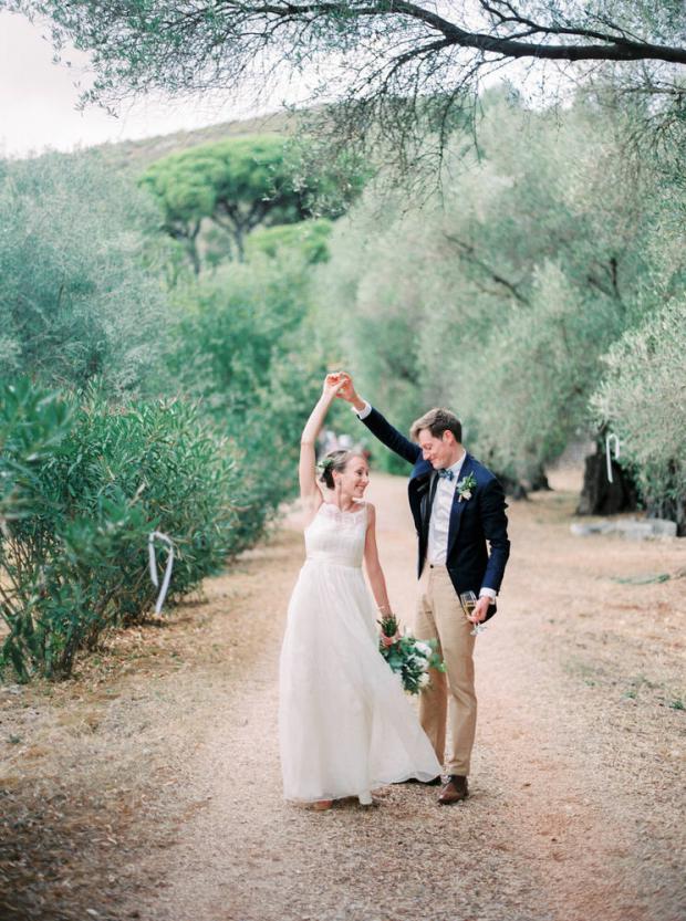 This could be a wedding in Tuscany- It is Kefalonia Greece