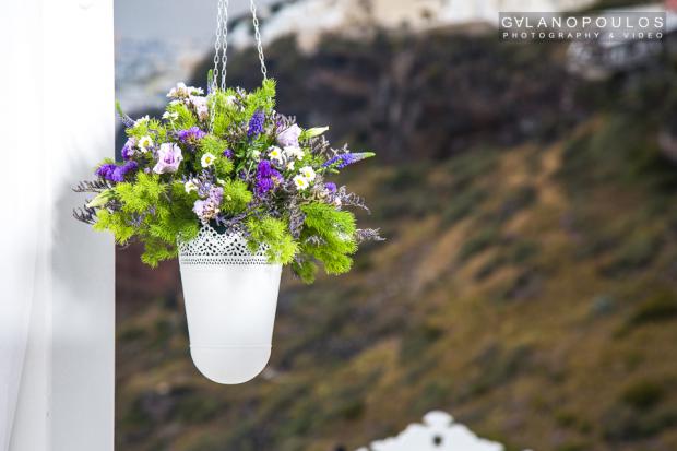 Santorini wedding- wedding decor