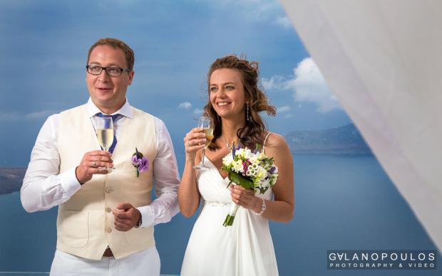 Wedding in Santorini