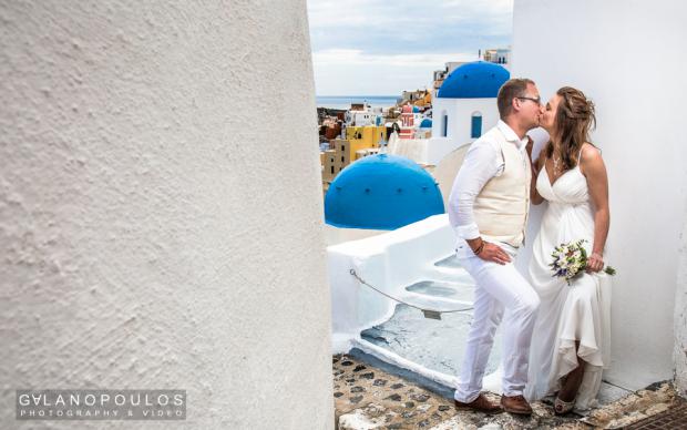 Santorini Elopement