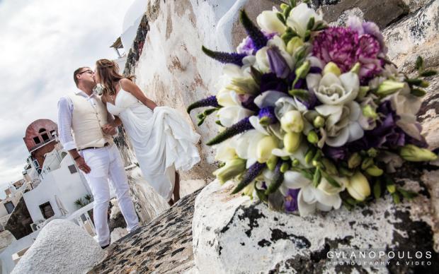 Santorini wedding 