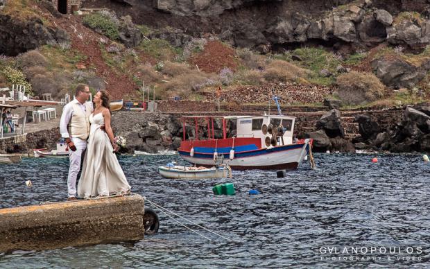 Santorini wedding 