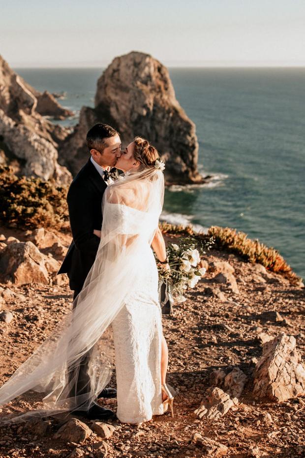 Cliffside Portugal elopement