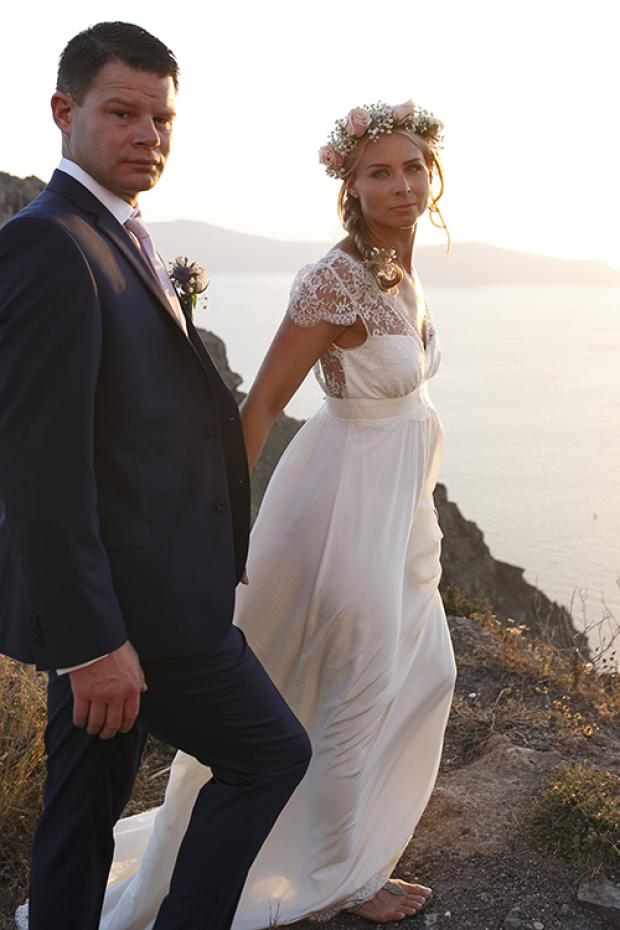 Greek island wedding  