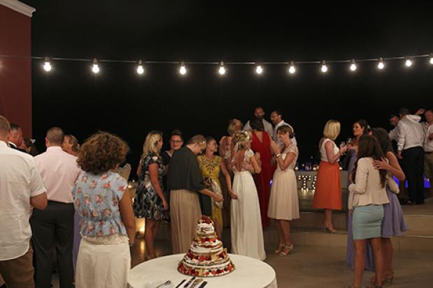 Wedding reception at La Maltese- Tie the knot in Santorini