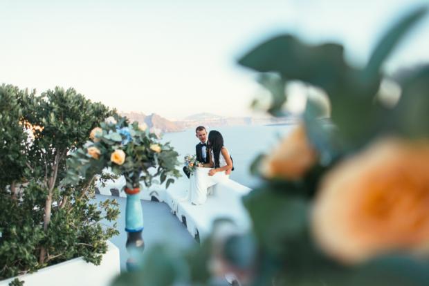 Greek island elopement-Santorini