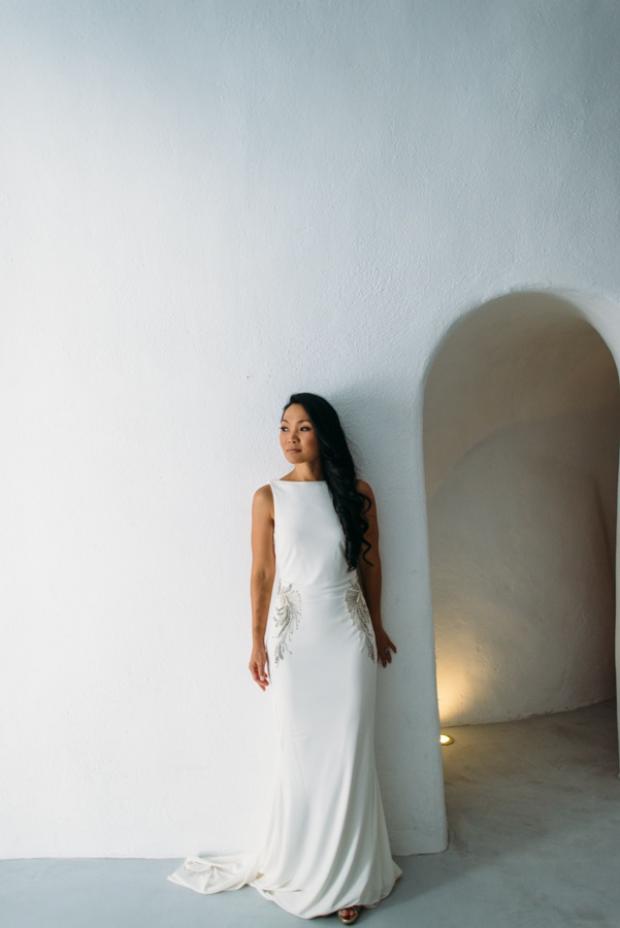 Wedding dress-Santorini bride
