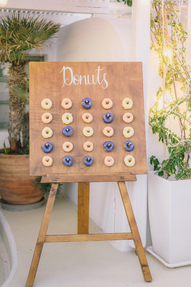 Donuts wedding sign 