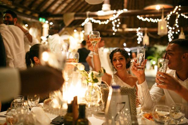 Wedding reception-wedding toast