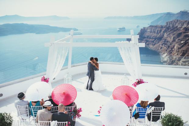 Santorini wedding-wedding ceremony