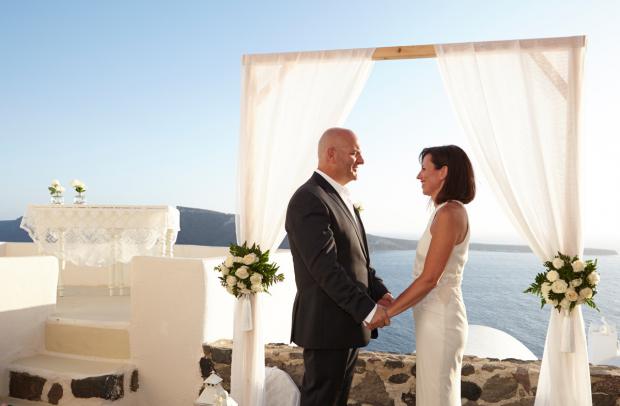 Santorini wedding-wedding ceremony 