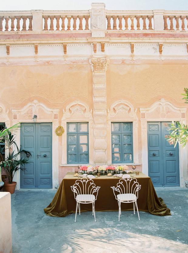Belle époque inspired wedding in Greece