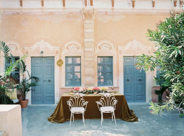 Belle époque inspired wedding in Greece