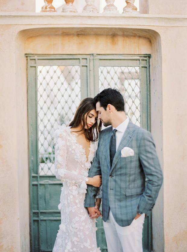 Belle Epoque wedding at an old mansion in Greece