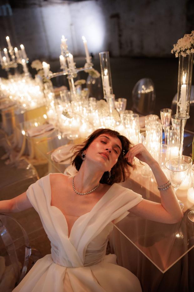 Giant flower wedding in Greece 