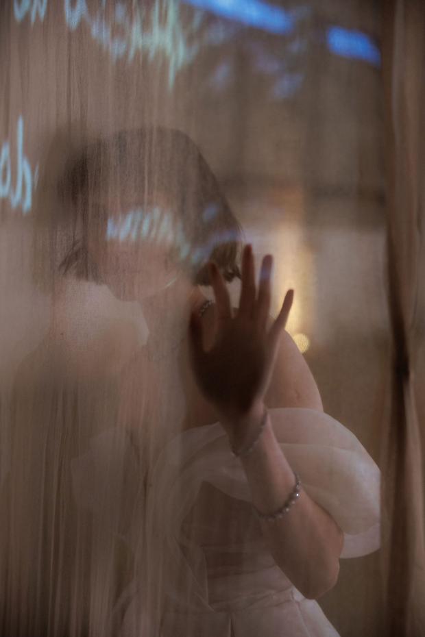 Giant flower wedding in Greece 