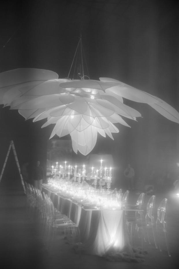 Giant flower wedding in Greece 