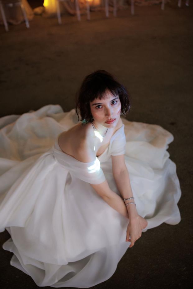 Giant flower wedding in Greece 