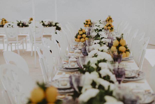 Lemon wedding in Greece and Italy